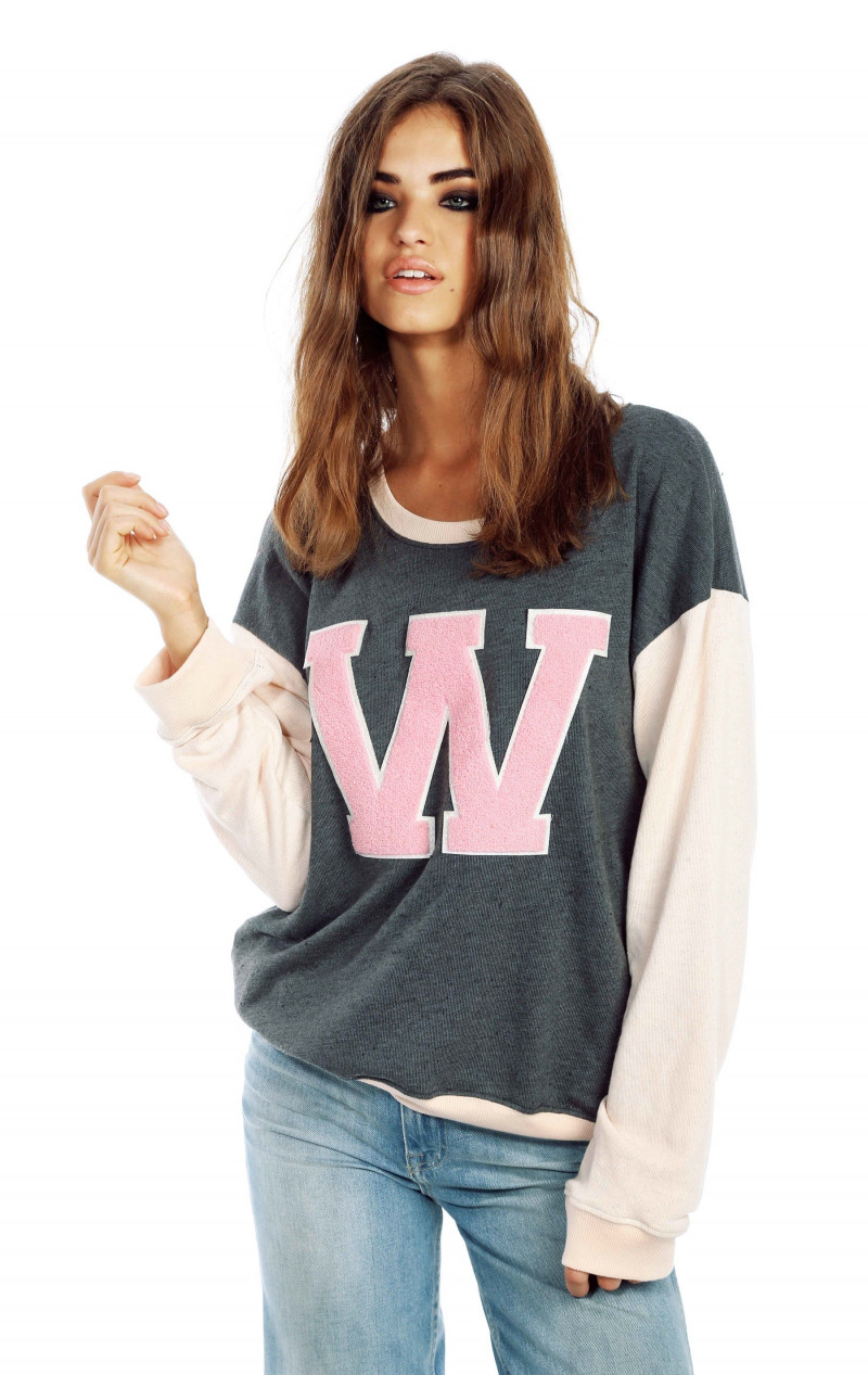 Robin Holzken featured in  the Wildfox catalogue for Spring/Summer 2015