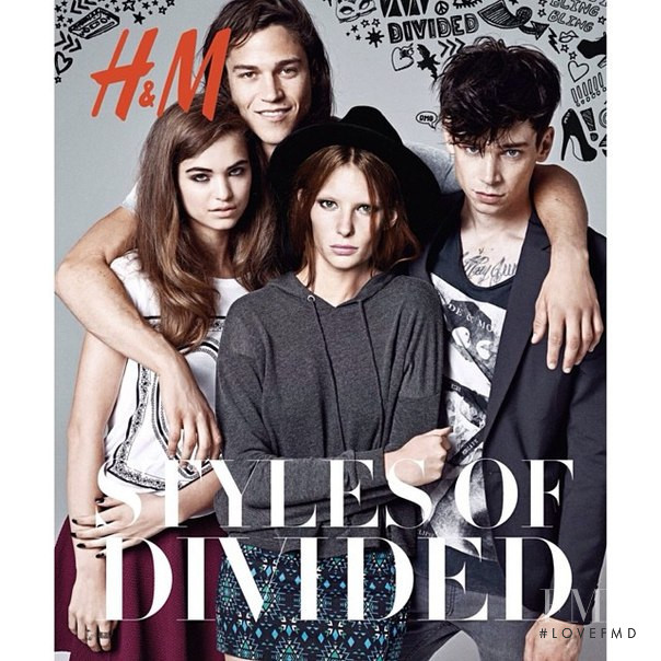 Robin Holzken featured in  the H&M Divided advertisement for Summer 2015