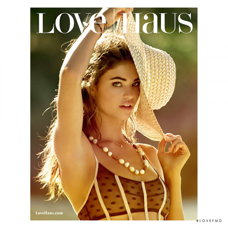 Robin Holzken featured in  the Love Haus advertisement for Autumn/Winter 2015