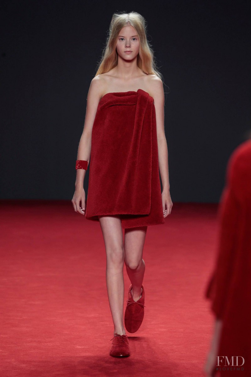 Amalie Schmidt featured in  the Viktor & Rolf fashion show for Autumn/Winter 2014
