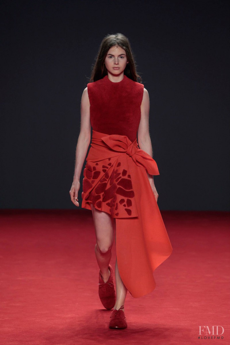 Irma Spies featured in  the Viktor & Rolf fashion show for Autumn/Winter 2014