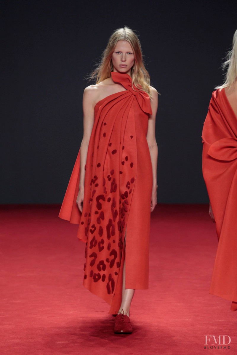 Lina Berg featured in  the Viktor & Rolf fashion show for Autumn/Winter 2014