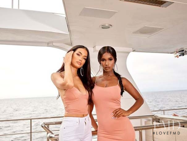 Rona Mahal featured in  the Fashion Nova lookbook for Spring/Summer 2021
