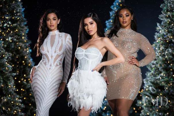 Rona Mahal featured in  the Fashion Nova lookbook for Christmas 2020