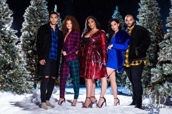 Rona Mahal featured in  the Fashion Nova lookbook for Christmas 2020