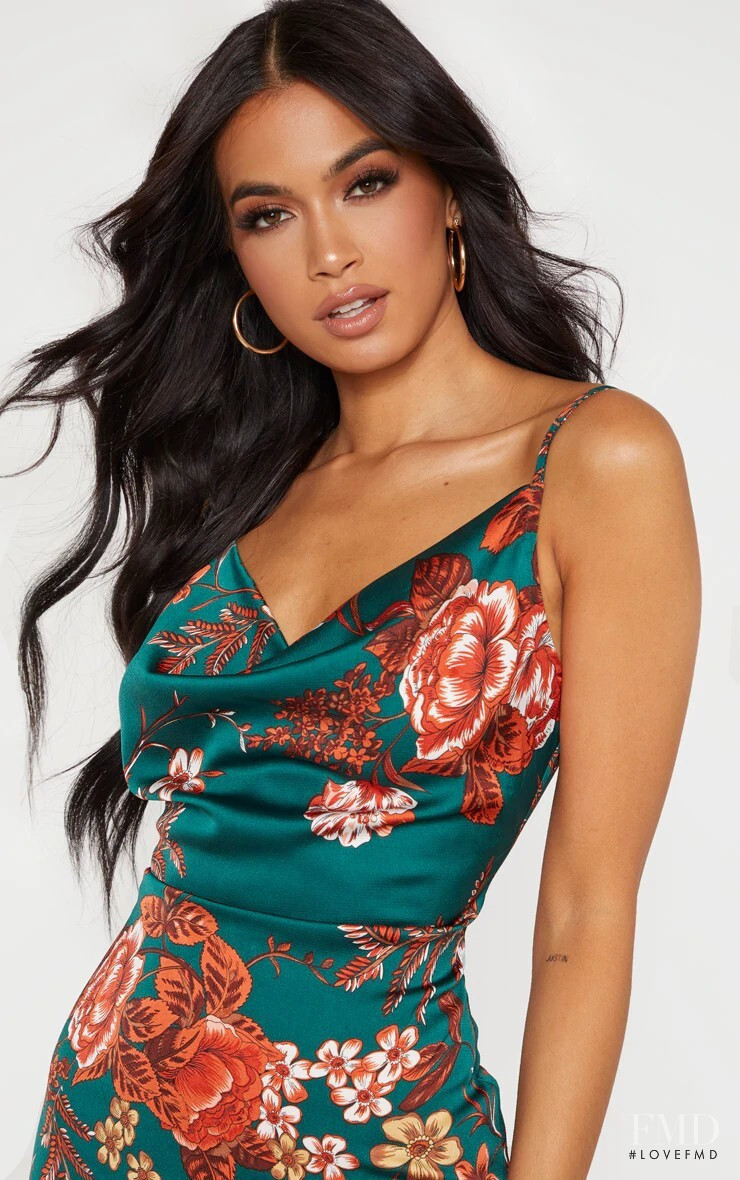 Rona Mahal featured in  the PrettyLittleThing catalogue for Autumn/Winter 2021
