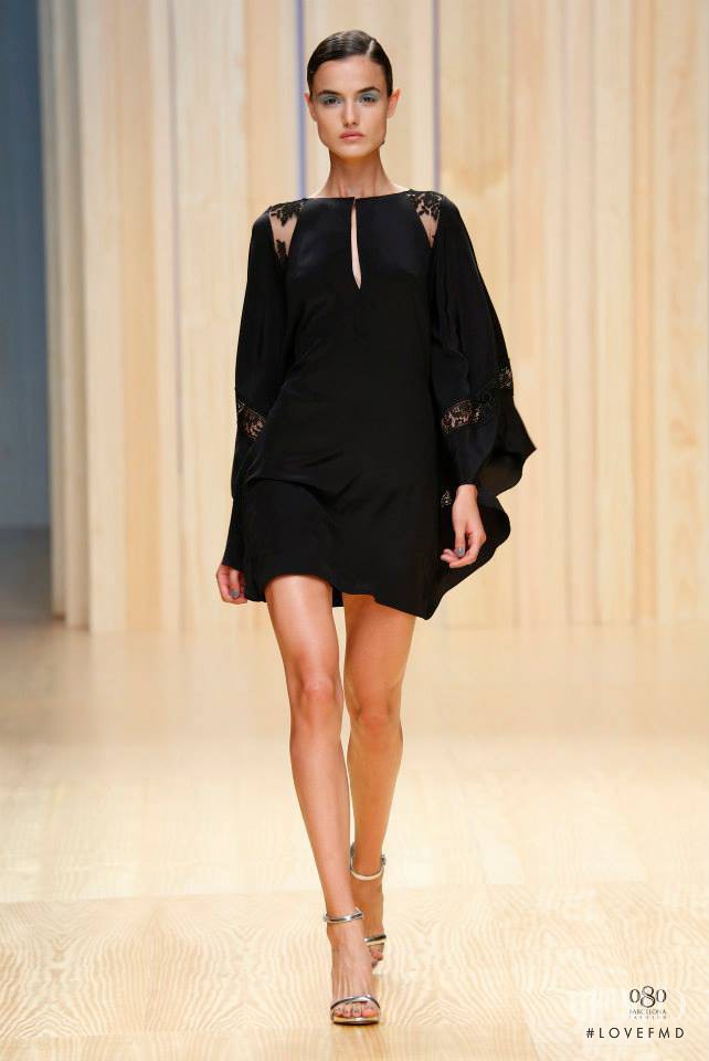 Blanca Padilla featured in  the Justicia Ruano fashion show for Spring/Summer 2015