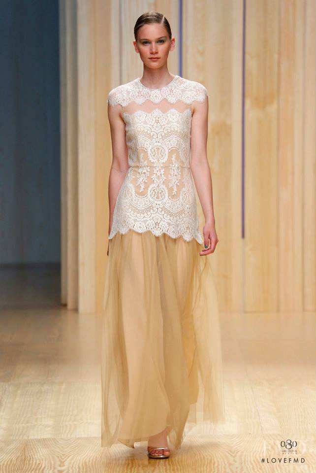 Nele Kenzler featured in  the Justicia Ruano fashion show for Spring/Summer 2015