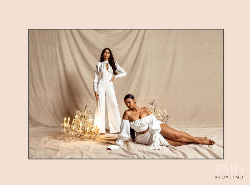 Rona Mahal featured in  the PrettyLittleThing catalogue for Winter 2021