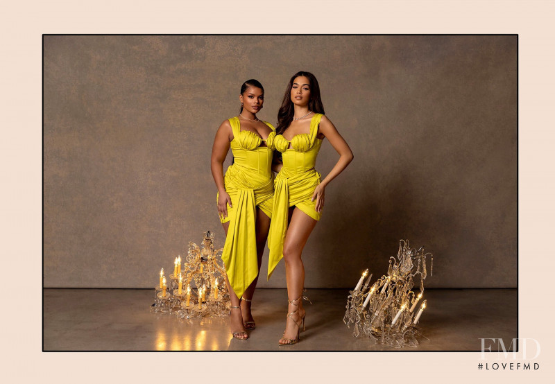 Rona Mahal featured in  the PrettyLittleThing catalogue for Winter 2021