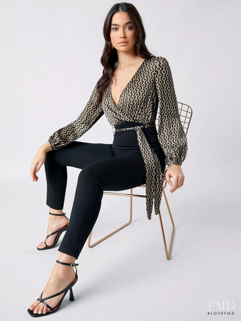 Rona Mahal featured in  the Shein catalogue for Winter 2021