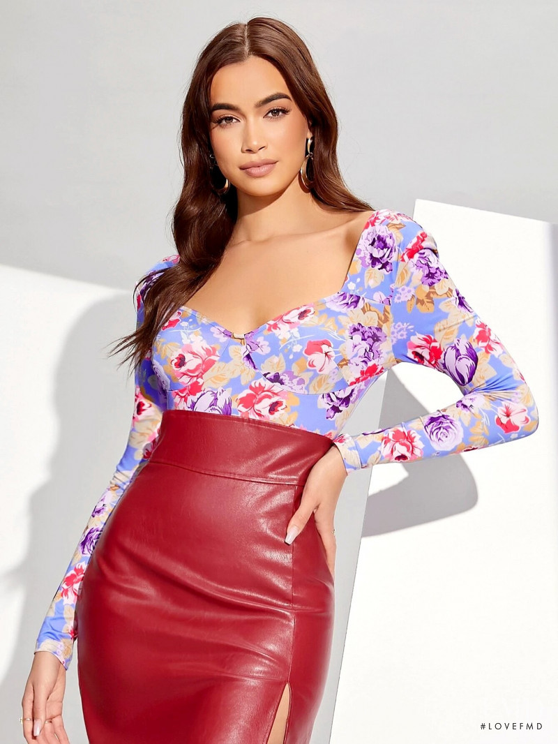 Rona Mahal featured in  the Shein catalogue for Pre-Spring 2022