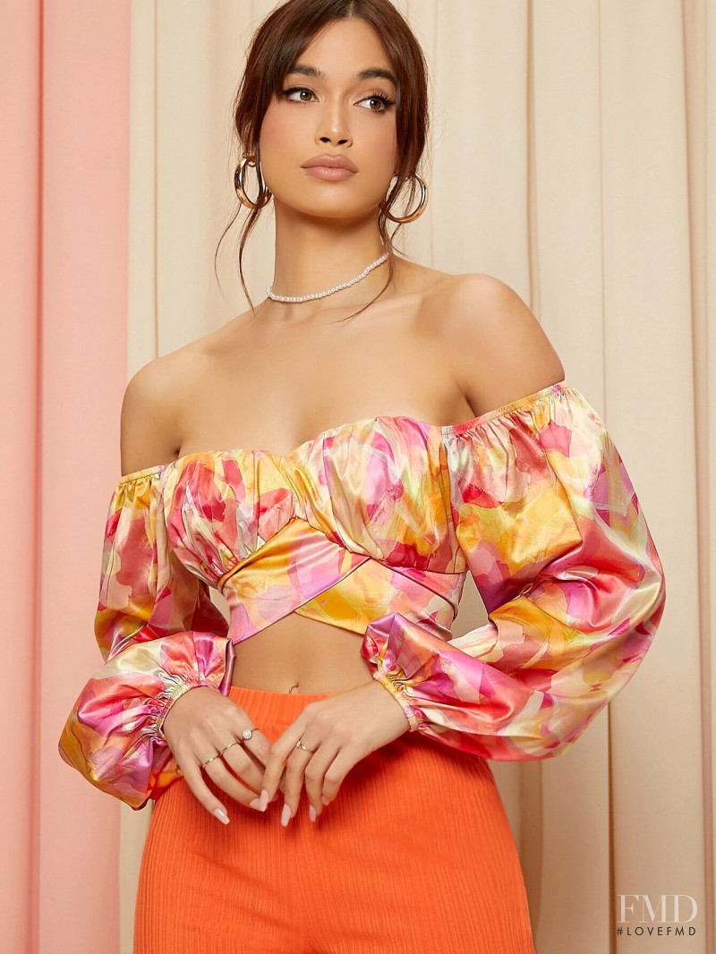 Rona Mahal featured in  the Shein catalogue for Spring 2022