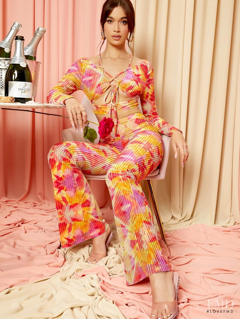 Rona Mahal featured in  the Shein catalogue for Spring 2022