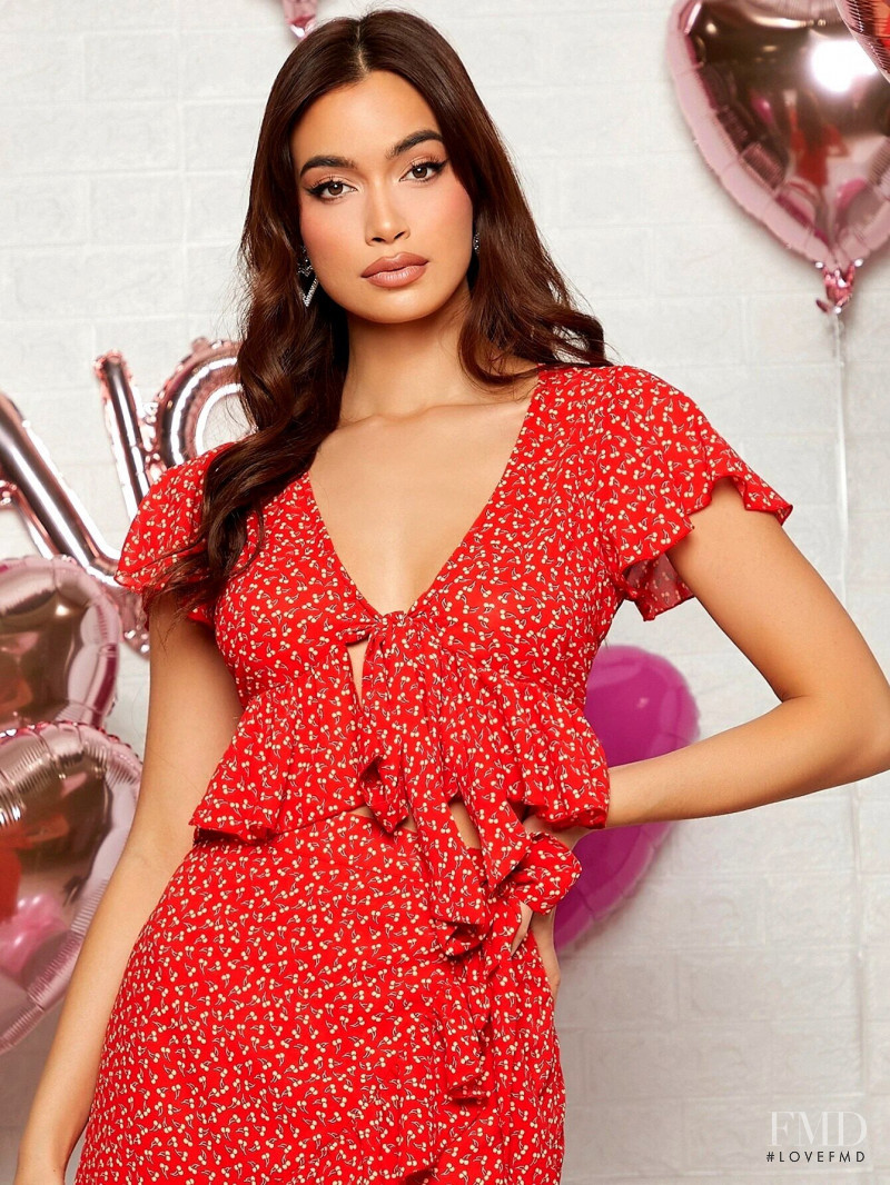 Rona Mahal featured in  the Shein catalogue for Spring 2022