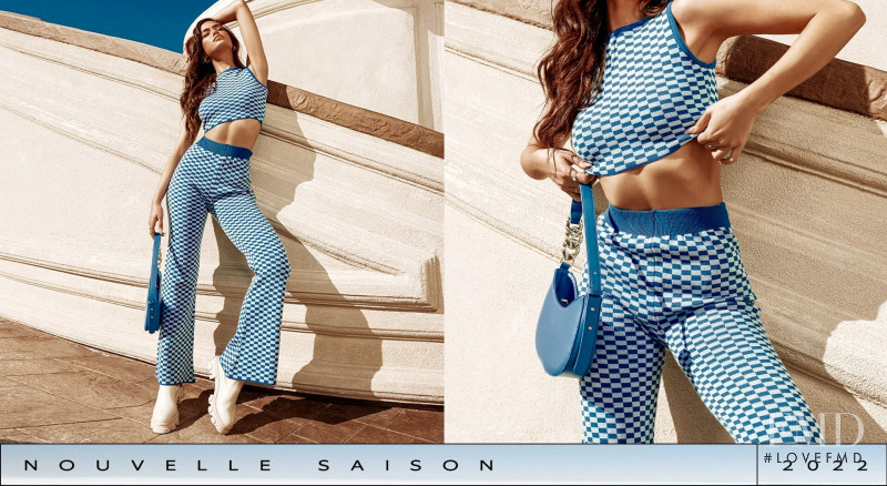 Rona Mahal featured in  the PrettyLittleThing catalogue for Spring 2022