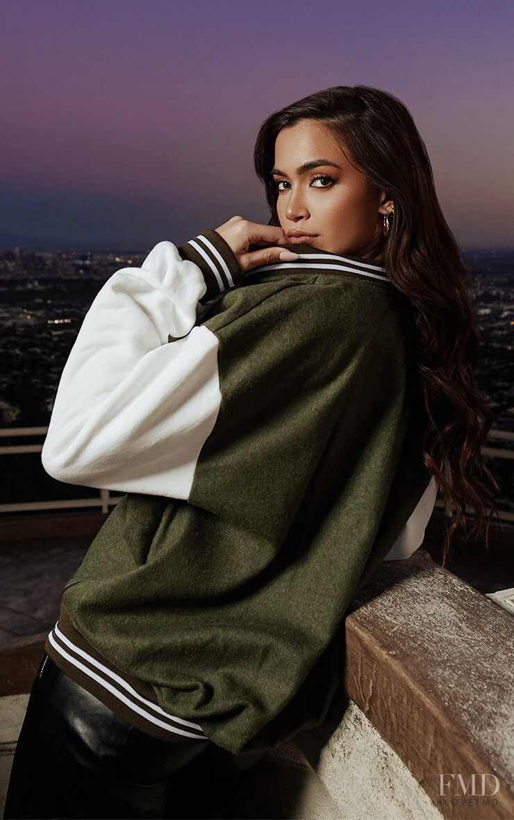 Rona Mahal featured in  the PrettyLittleThing catalogue for Spring 2022