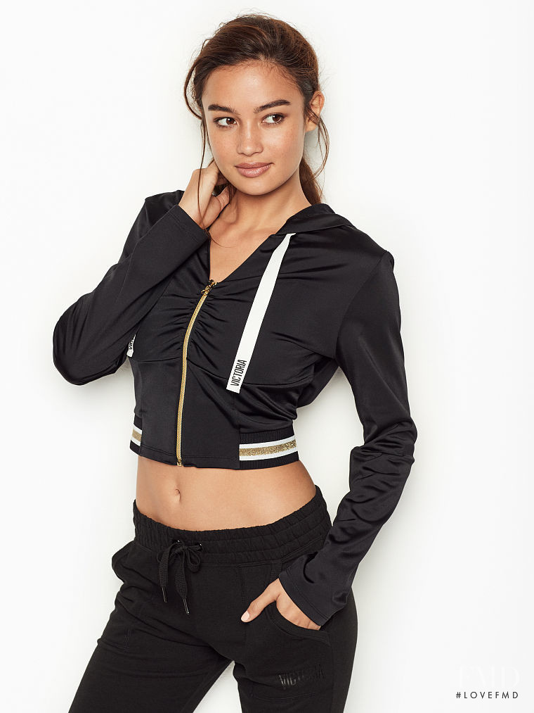 Kelsey Merritt featured in  the Victoria\'s Secret VSX catalogue for Fall 2018