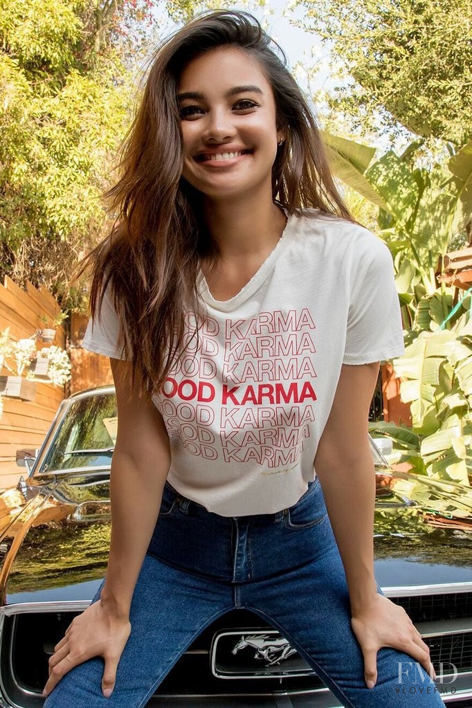 Kelsey Merritt featured in  the Spiritual Gangster lookbook for Autumn/Winter 2018