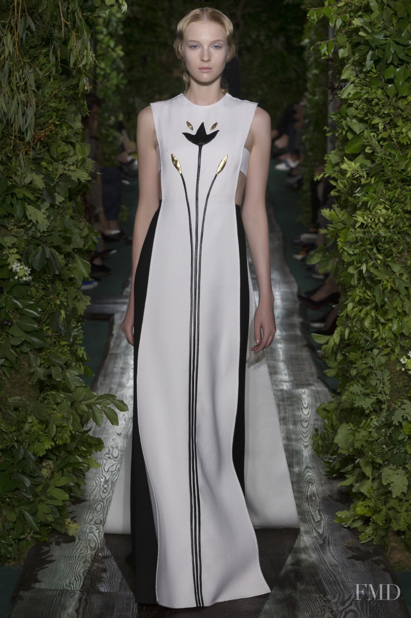 Nastya Sten featured in  the Valentino Couture fashion show for Autumn/Winter 2014