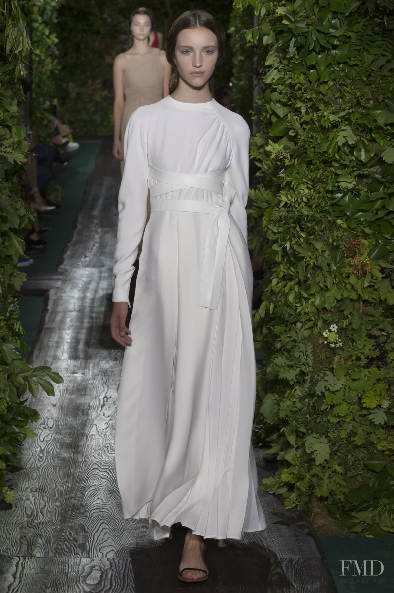 Clémentine Deraedt featured in  the Valentino Couture fashion show for Autumn/Winter 2014