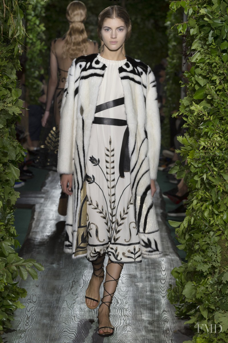Valery Kaufman featured in  the Valentino Couture fashion show for Autumn/Winter 2014