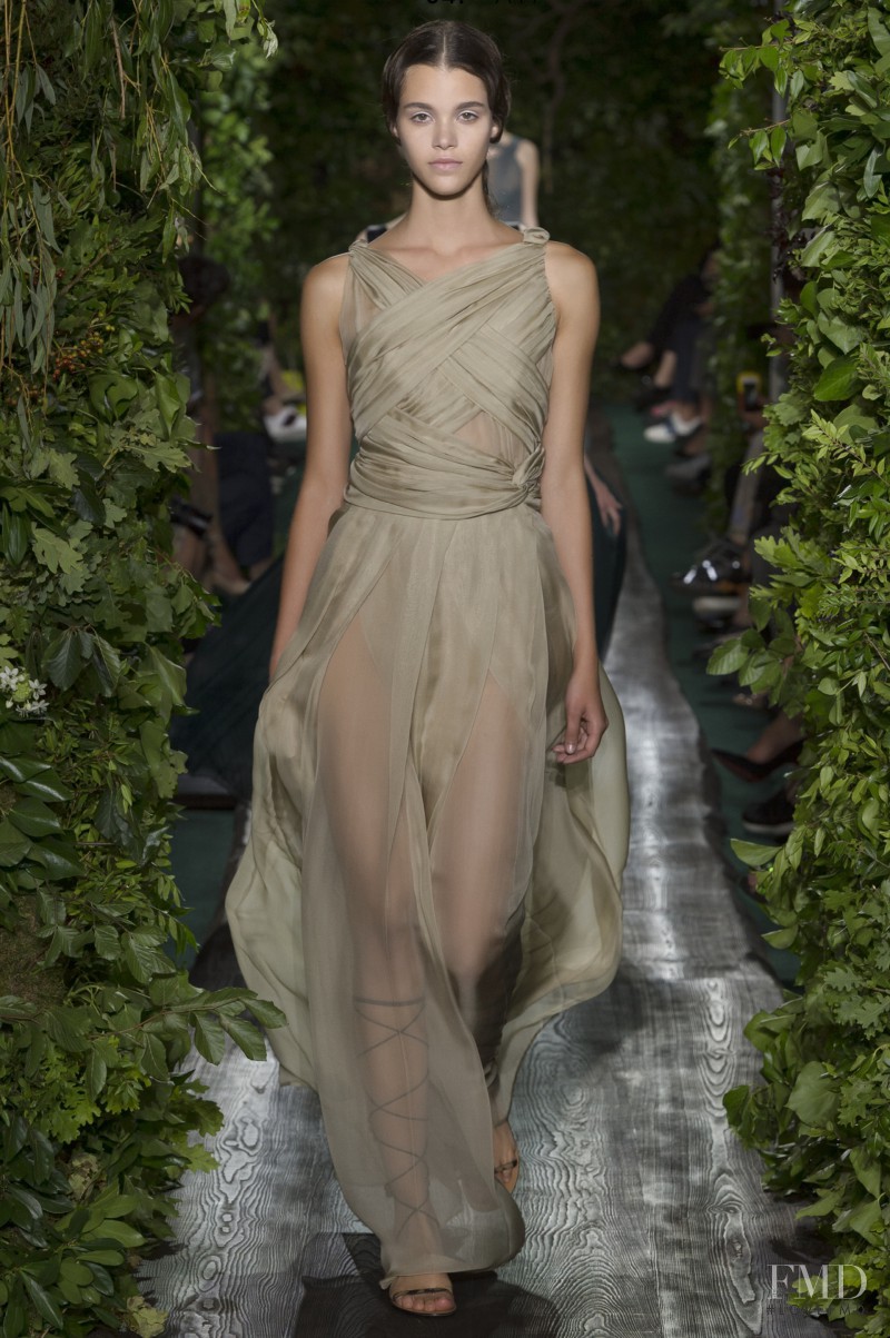 Pauline Hoarau featured in  the Valentino Couture fashion show for Autumn/Winter 2014