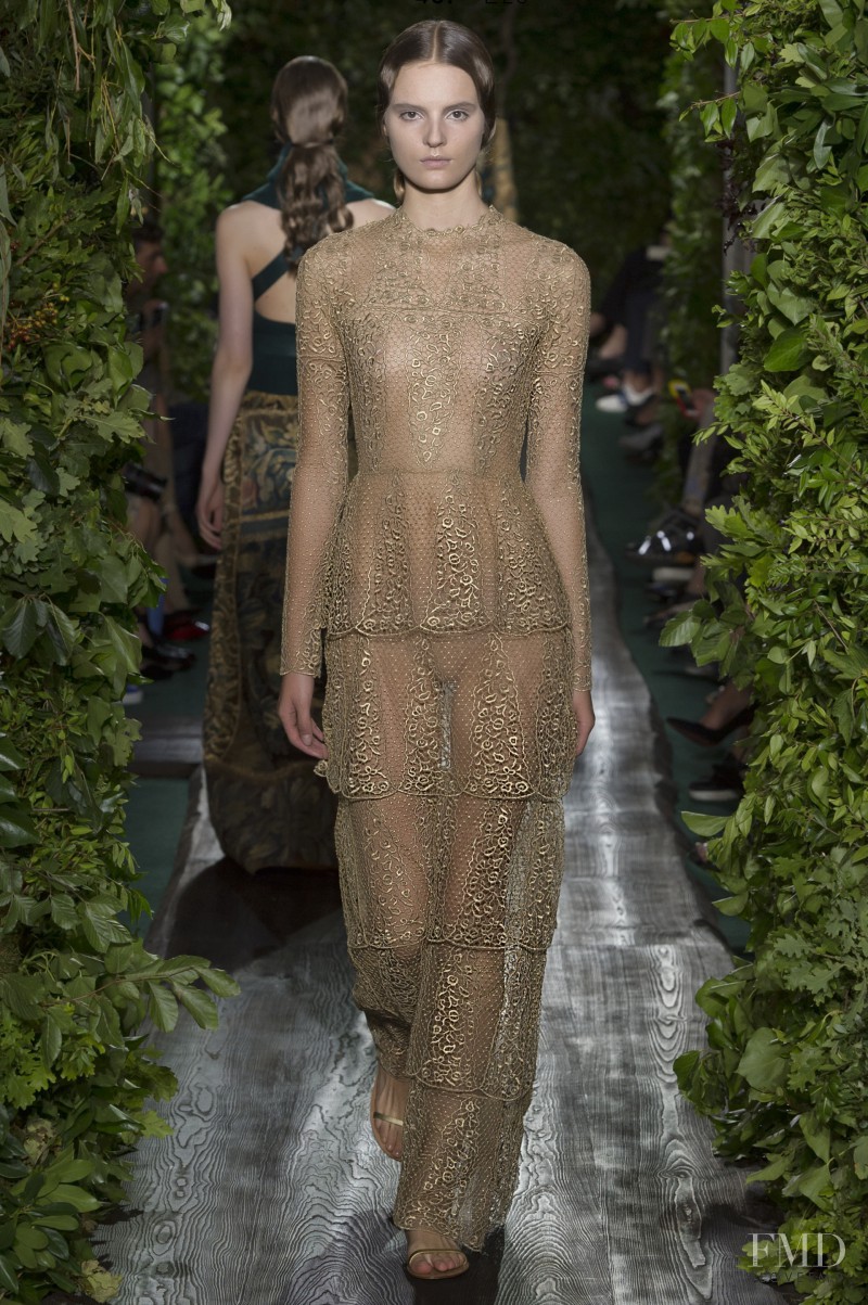 Tilda Lindstam featured in  the Valentino Couture fashion show for Autumn/Winter 2014