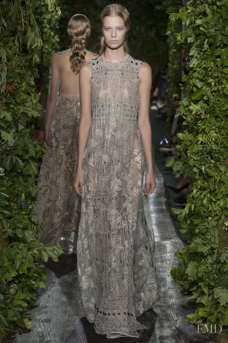 Lexi Boling featured in  the Valentino Couture fashion show for Autumn/Winter 2014
