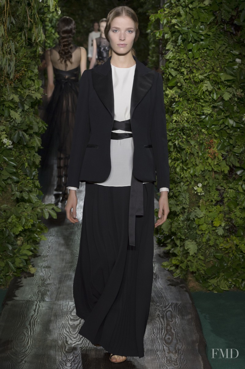Alisa Ahmann featured in  the Valentino Couture fashion show for Autumn/Winter 2014