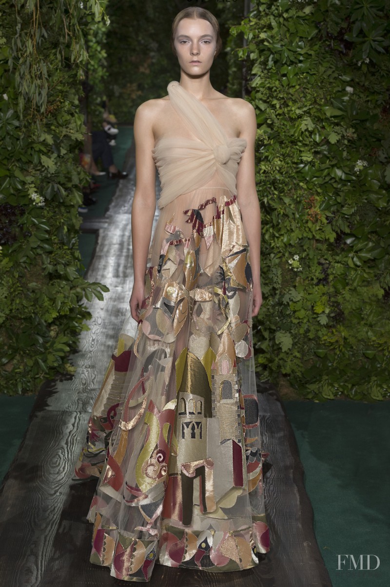 Irina Liss featured in  the Valentino Couture fashion show for Autumn/Winter 2014