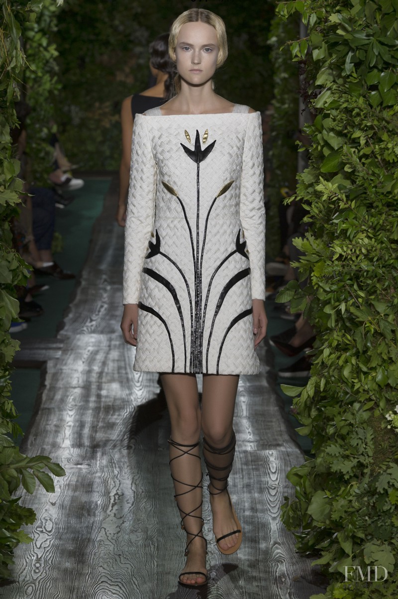 Harleth Kuusik featured in  the Valentino Couture fashion show for Autumn/Winter 2014