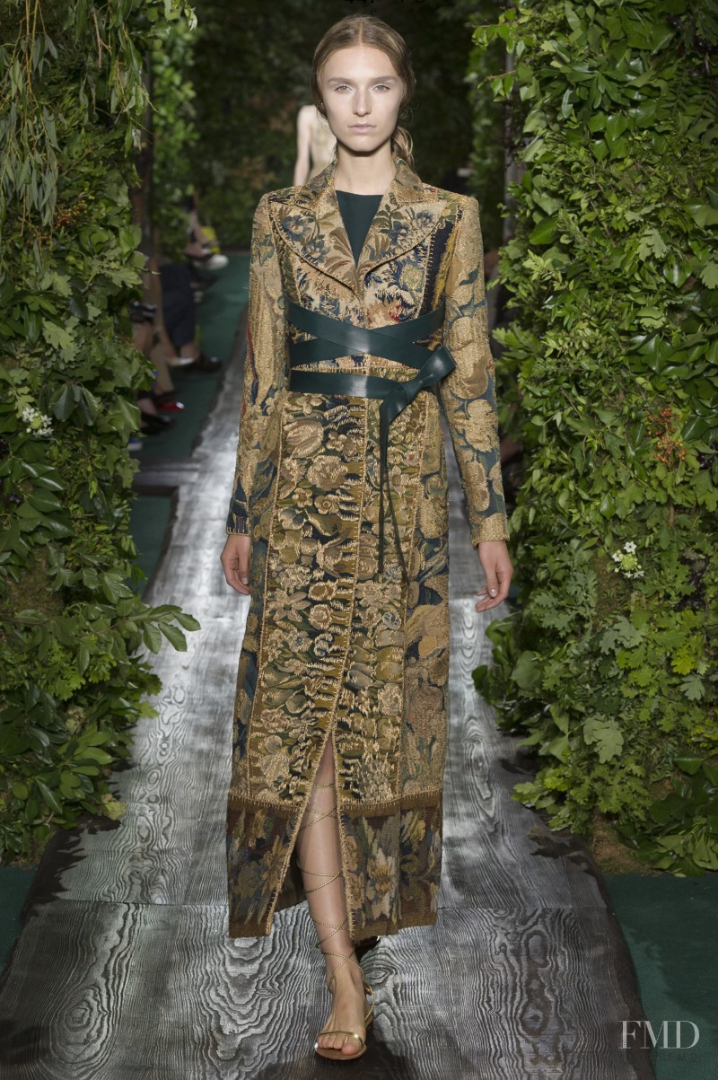 Manuela Frey featured in  the Valentino Couture fashion show for Autumn/Winter 2014