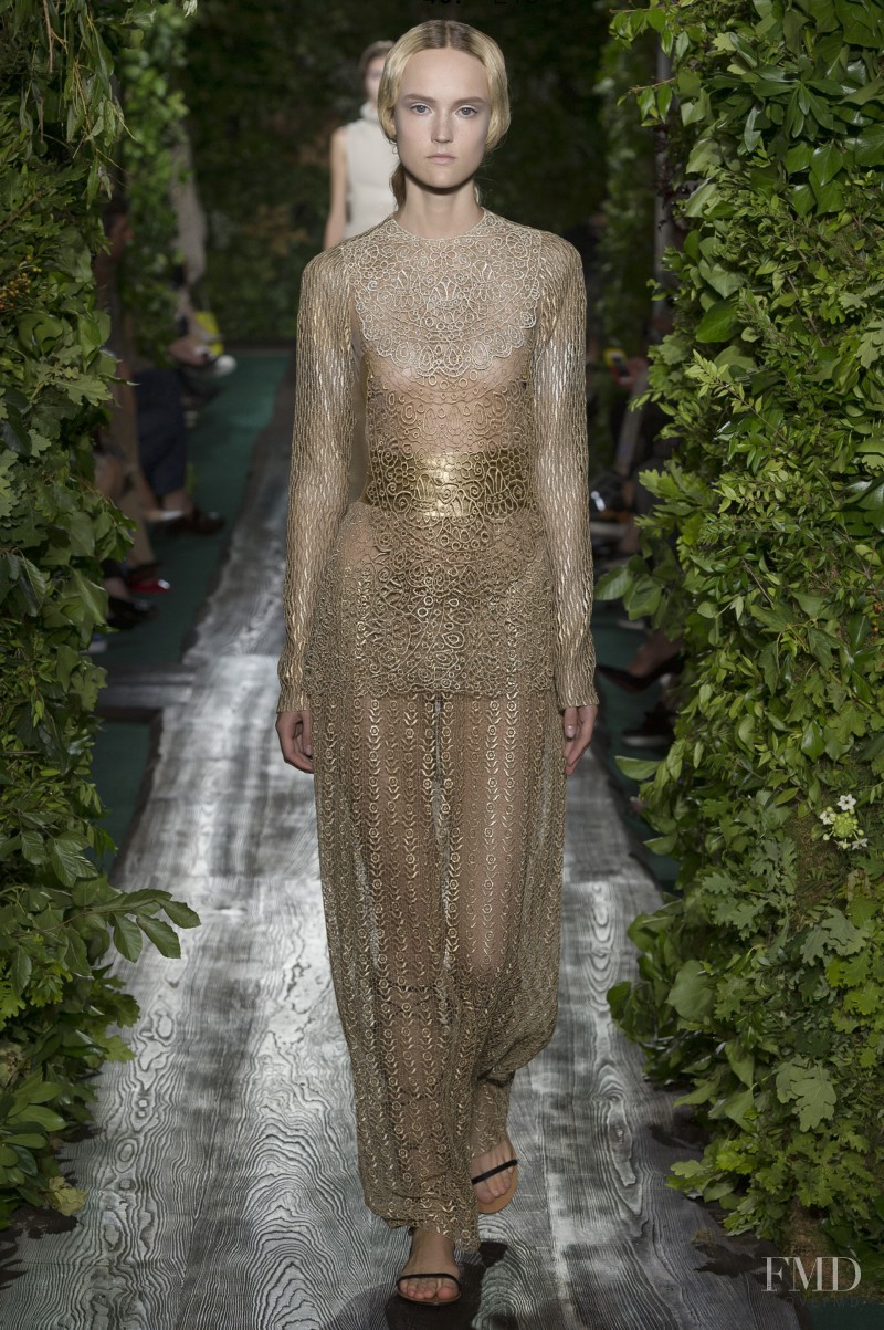 Harleth Kuusik featured in  the Valentino Couture fashion show for Autumn/Winter 2014