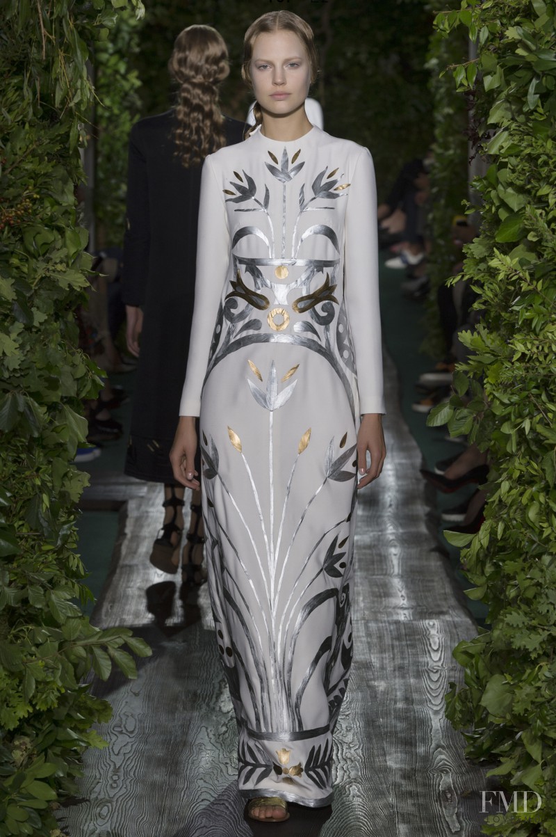 Elisabeth Erm featured in  the Valentino Couture fashion show for Autumn/Winter 2014