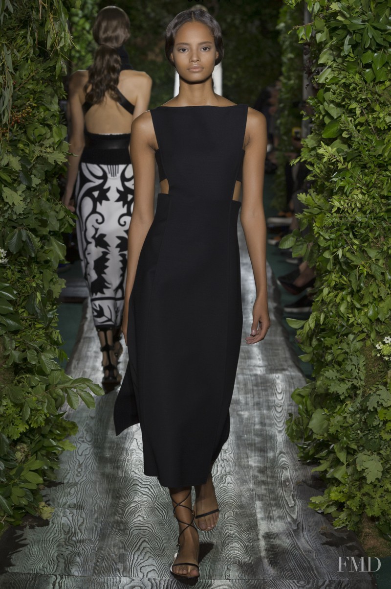 Malaika Firth featured in  the Valentino Couture fashion show for Autumn/Winter 2014
