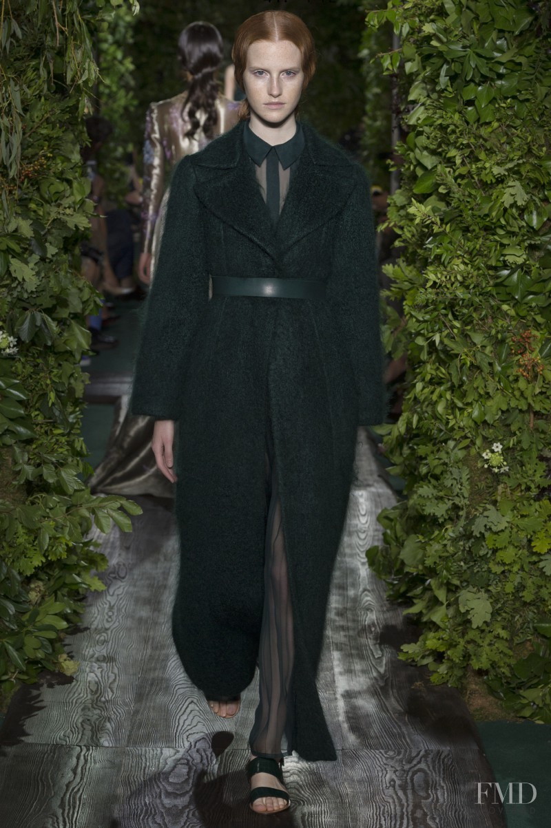 Magdalena Jasek featured in  the Valentino Couture fashion show for Autumn/Winter 2014
