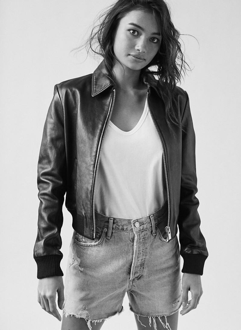 Kelsey Merritt featured in  the Aritzia catalogue for Spring/Summer 2019