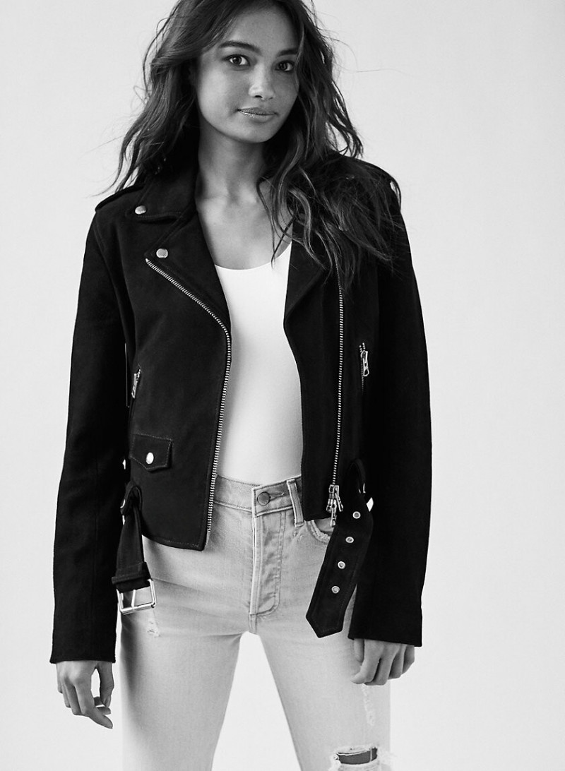 Kelsey Merritt featured in  the Aritzia catalogue for Spring/Summer 2019