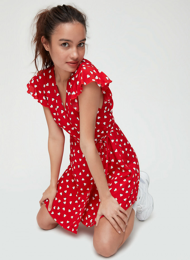 Kelsey Merritt featured in  the Aritzia catalogue for Spring/Summer 2019