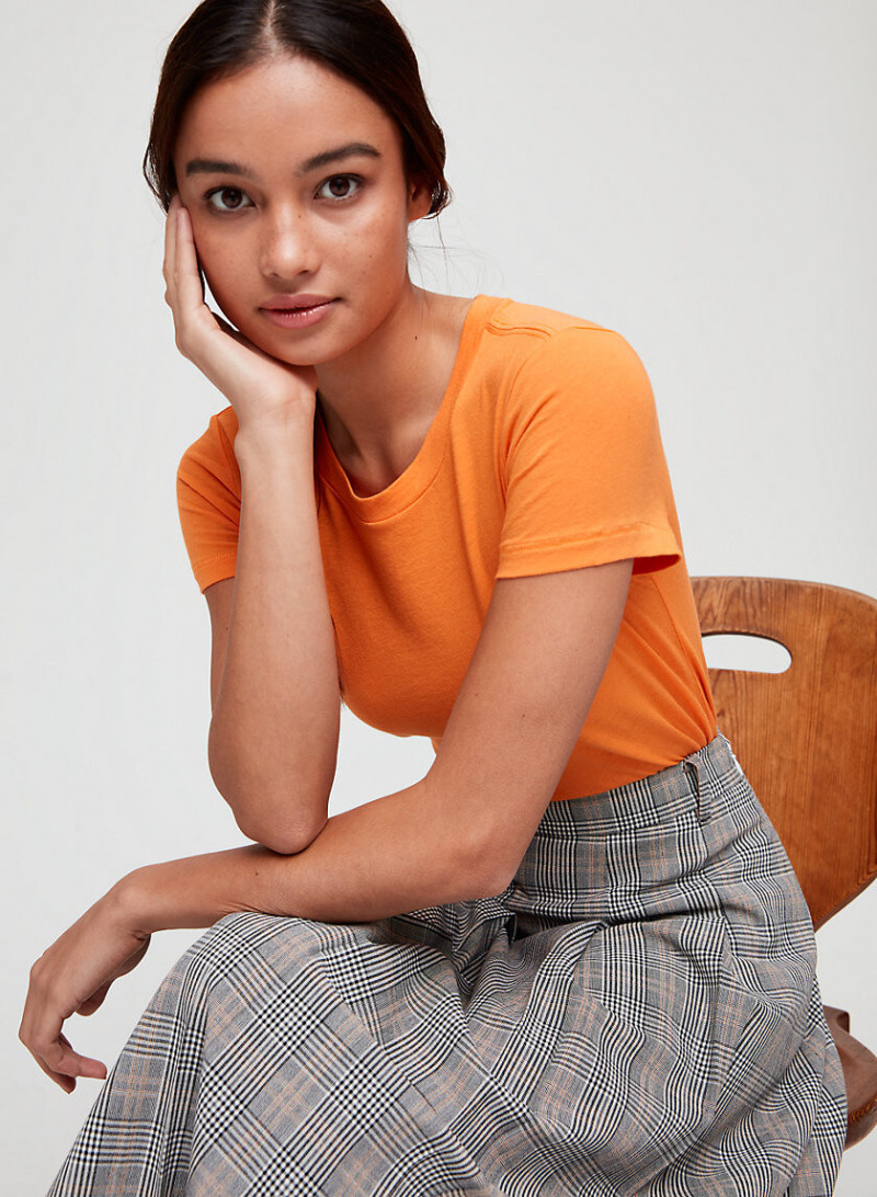 Kelsey Merritt featured in  the Aritzia catalogue for Spring/Summer 2019