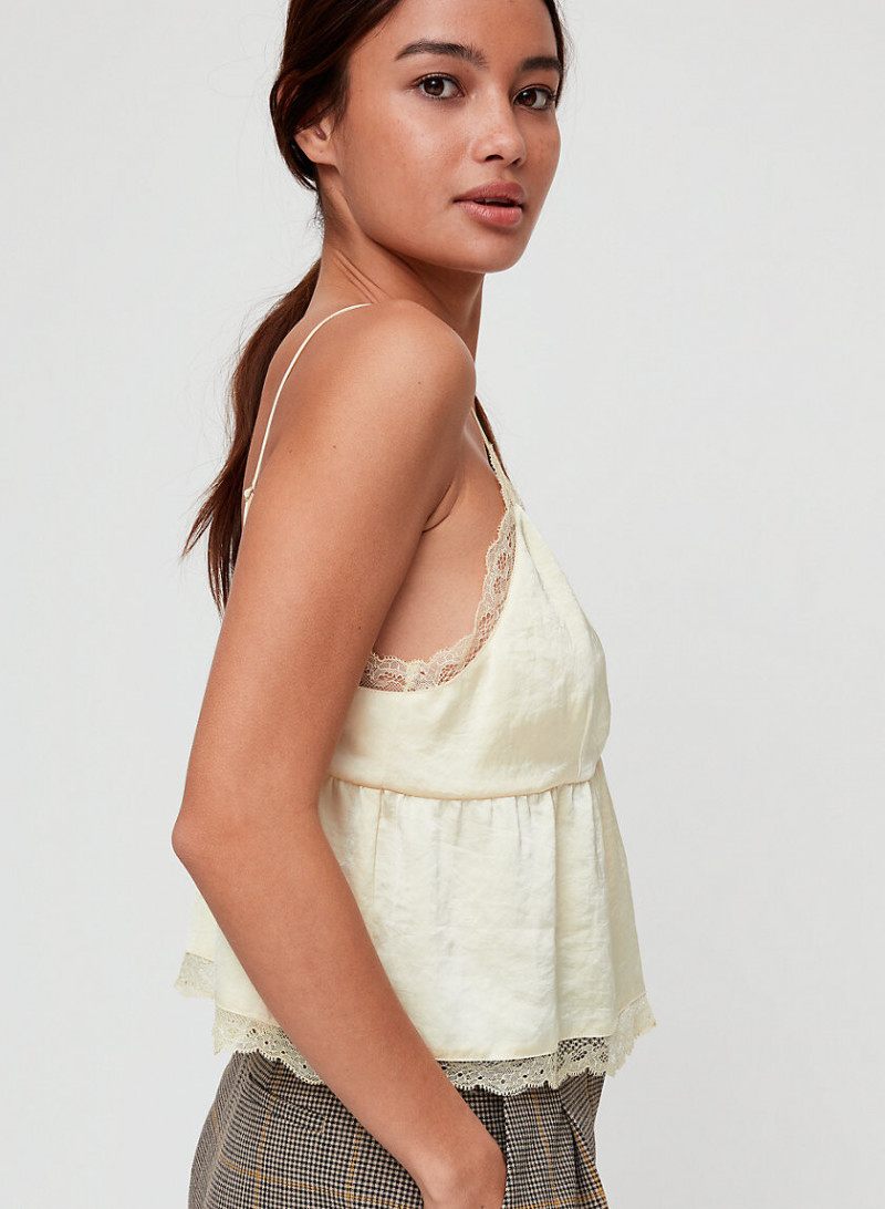 Kelsey Merritt featured in  the Aritzia catalogue for Spring/Summer 2019