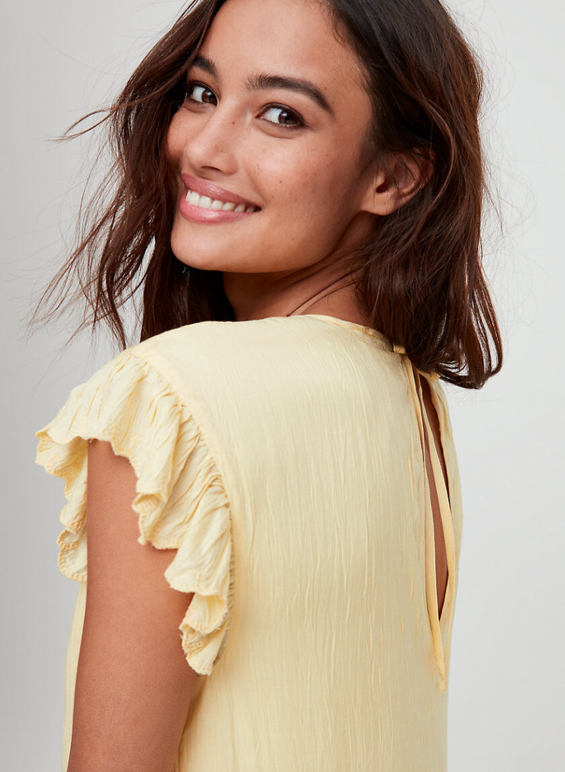 Kelsey Merritt featured in  the Aritzia catalogue for Spring/Summer 2019