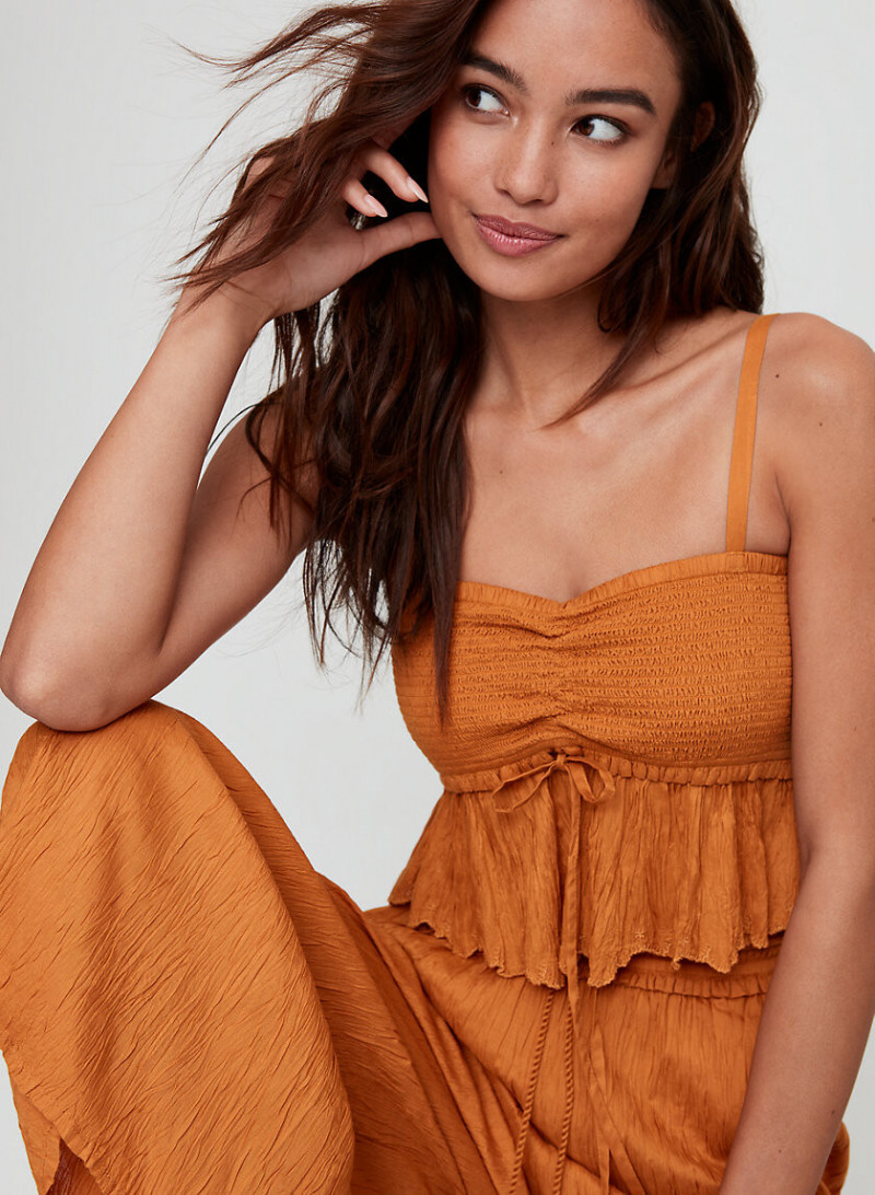 Kelsey Merritt featured in  the Aritzia catalogue for Spring/Summer 2019