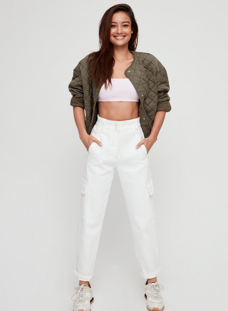 Kelsey Merritt featured in  the Aritzia catalogue for Spring/Summer 2019