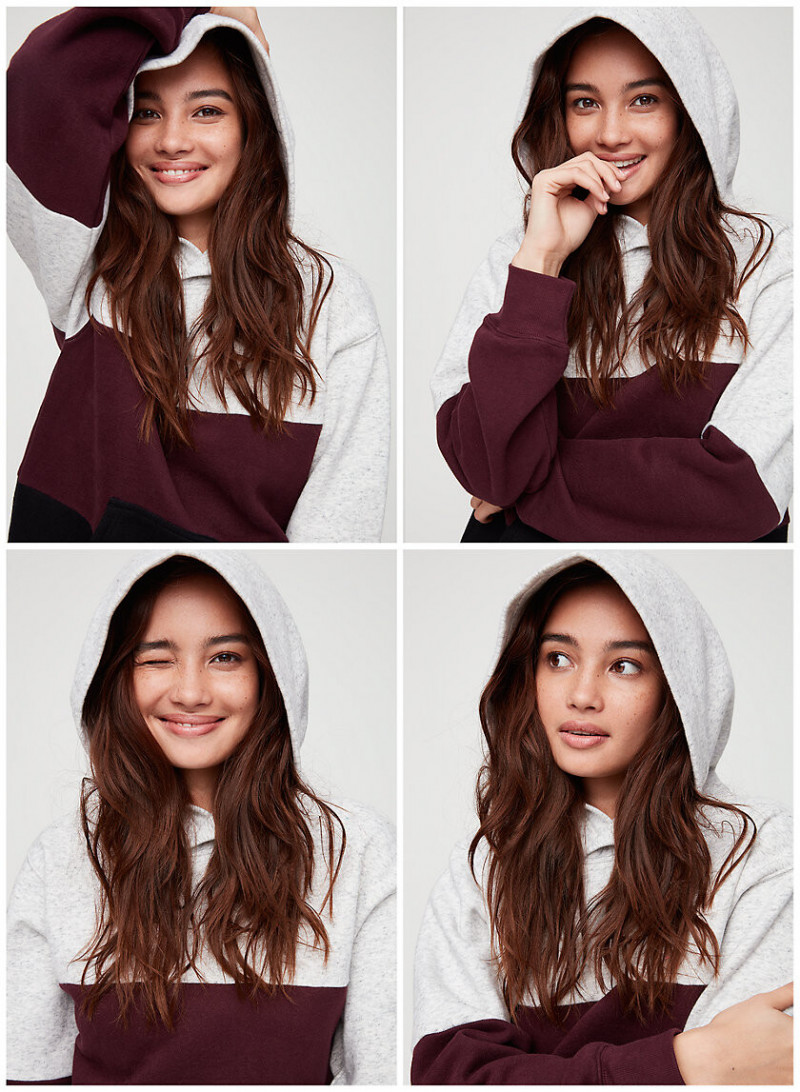 Kelsey Merritt featured in  the Aritzia catalogue for Spring/Summer 2019