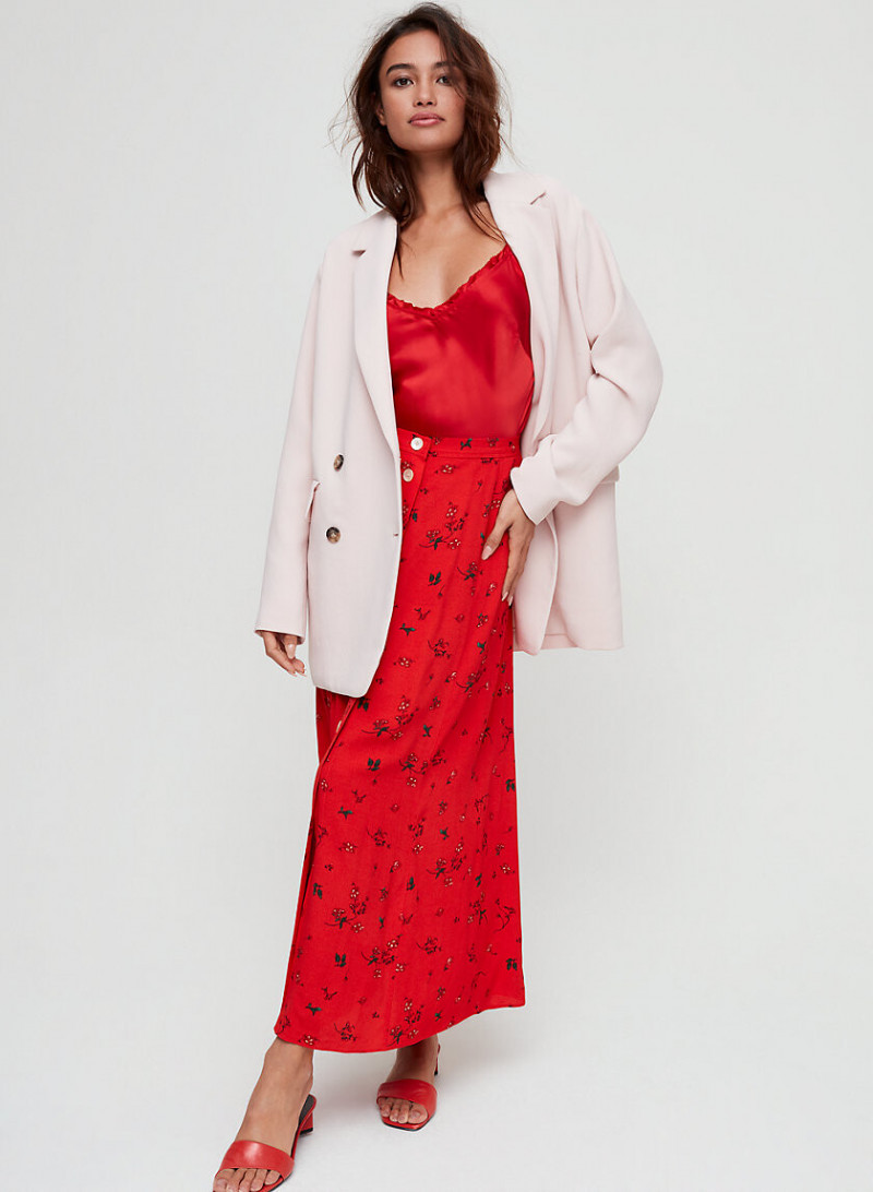 Kelsey Merritt featured in  the Aritzia catalogue for Spring/Summer 2019