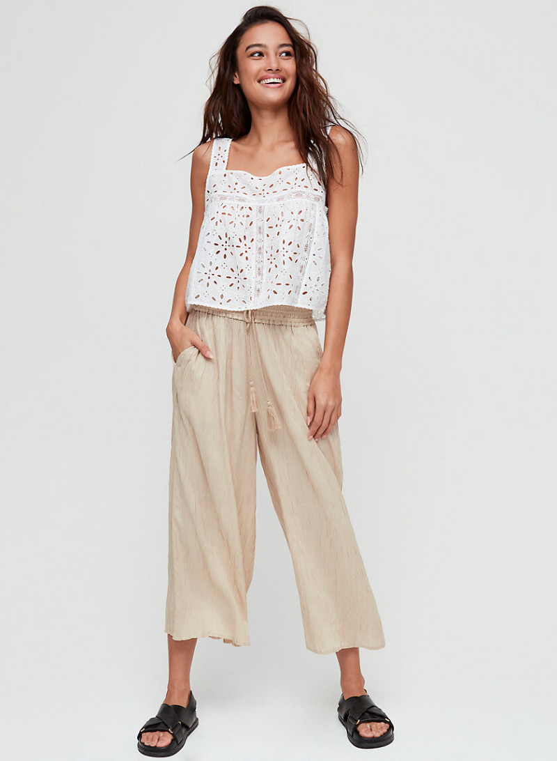 Kelsey Merritt featured in  the Aritzia catalogue for Spring/Summer 2019