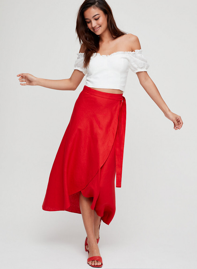 Kelsey Merritt featured in  the Aritzia catalogue for Spring/Summer 2019