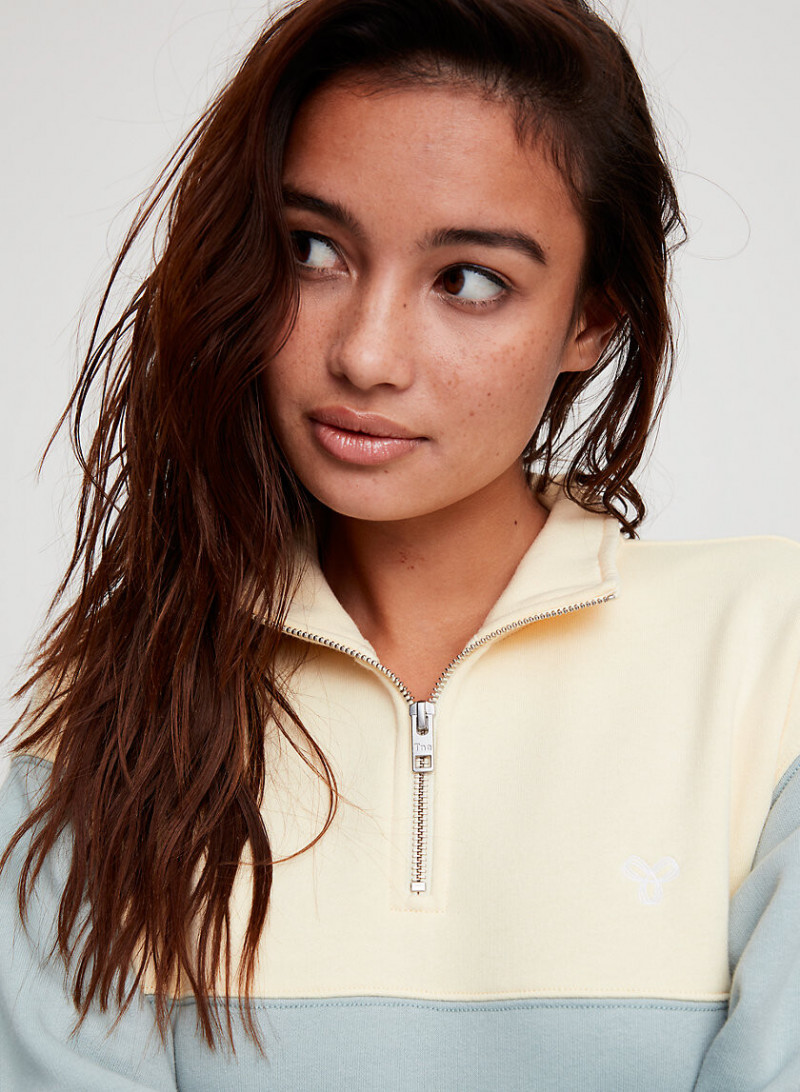 Kelsey Merritt featured in  the Aritzia catalogue for Spring/Summer 2019